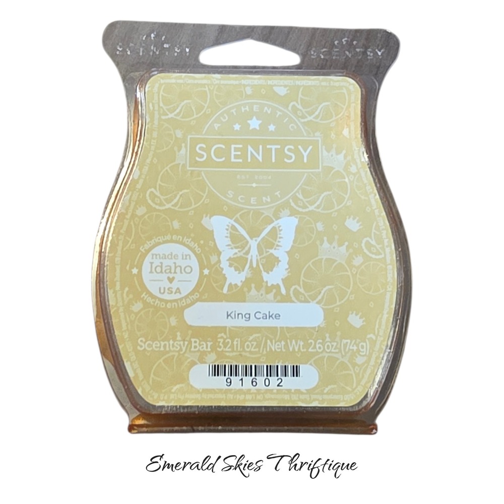 Scentsy king cake wax bar melt. Free shipping